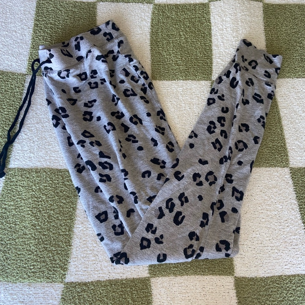 Cheetah print joggers